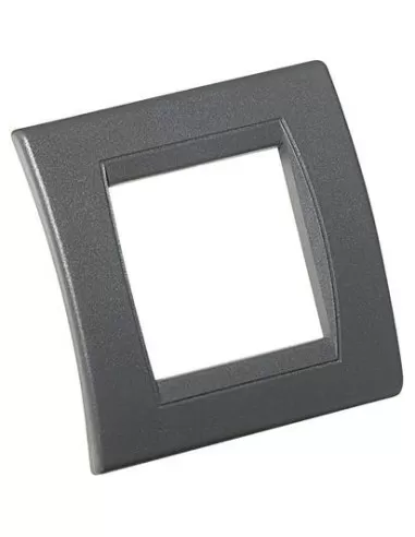 Bticino w11119gr interlink - plaque incurvée 2p résine salon int